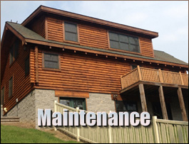  Smithville, Ohio Log Home Maintenance