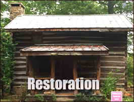 Historic Log Cabin Restoration  Smithville, Ohio